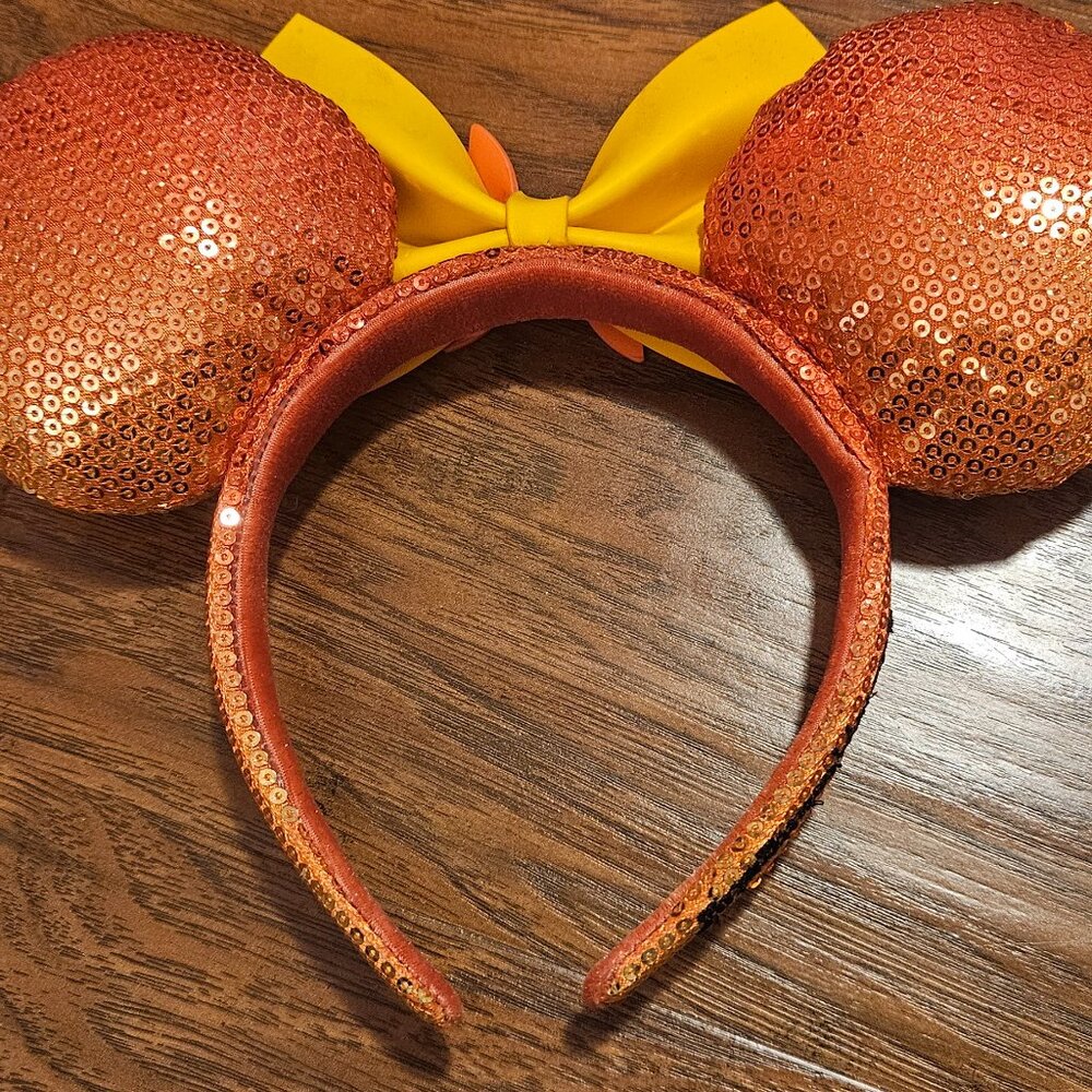 EUC Disney Ombre Fall Loungefly Set of Backpack Wallet and Ears - Picture 8 of 9